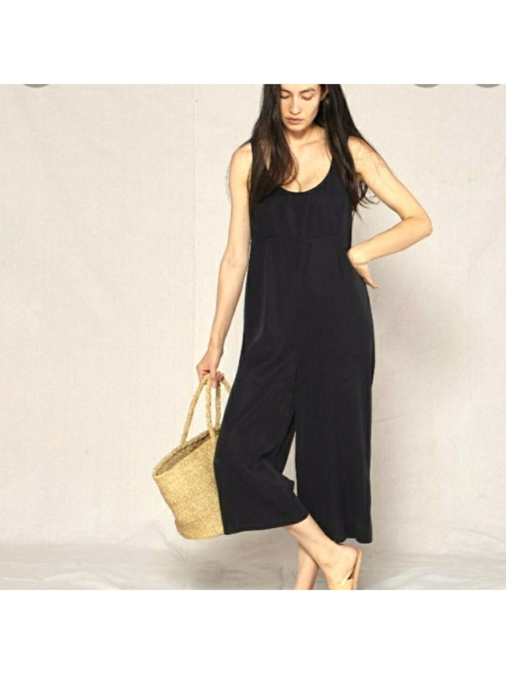 Outerknown Black Pali Jumpsuit Playsuit